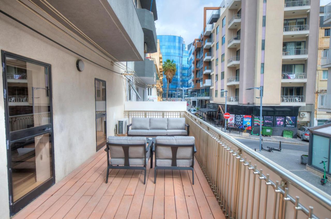 2Bedroom With Large Terrace In Paceville Jpor1-1 San Giuliano Esterno foto